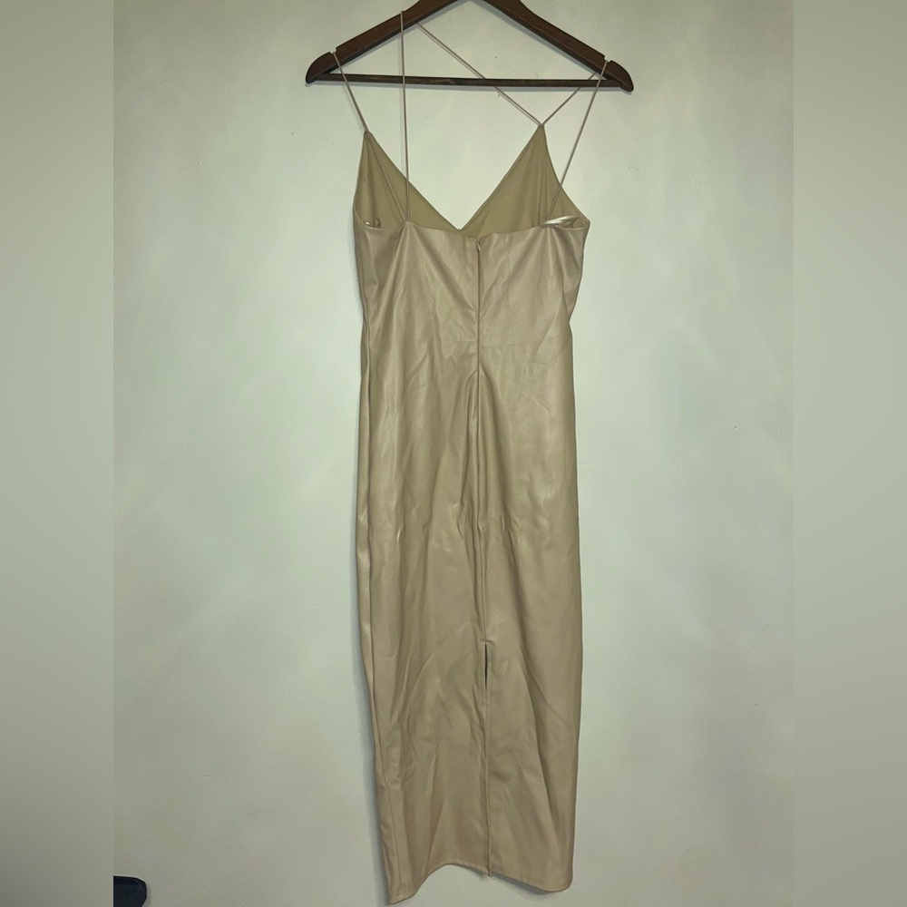 Fashion Nova- Make It Sexy Faux Leather Midi Dress
Nude - Picture 4 of 4